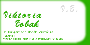 viktoria bobak business card